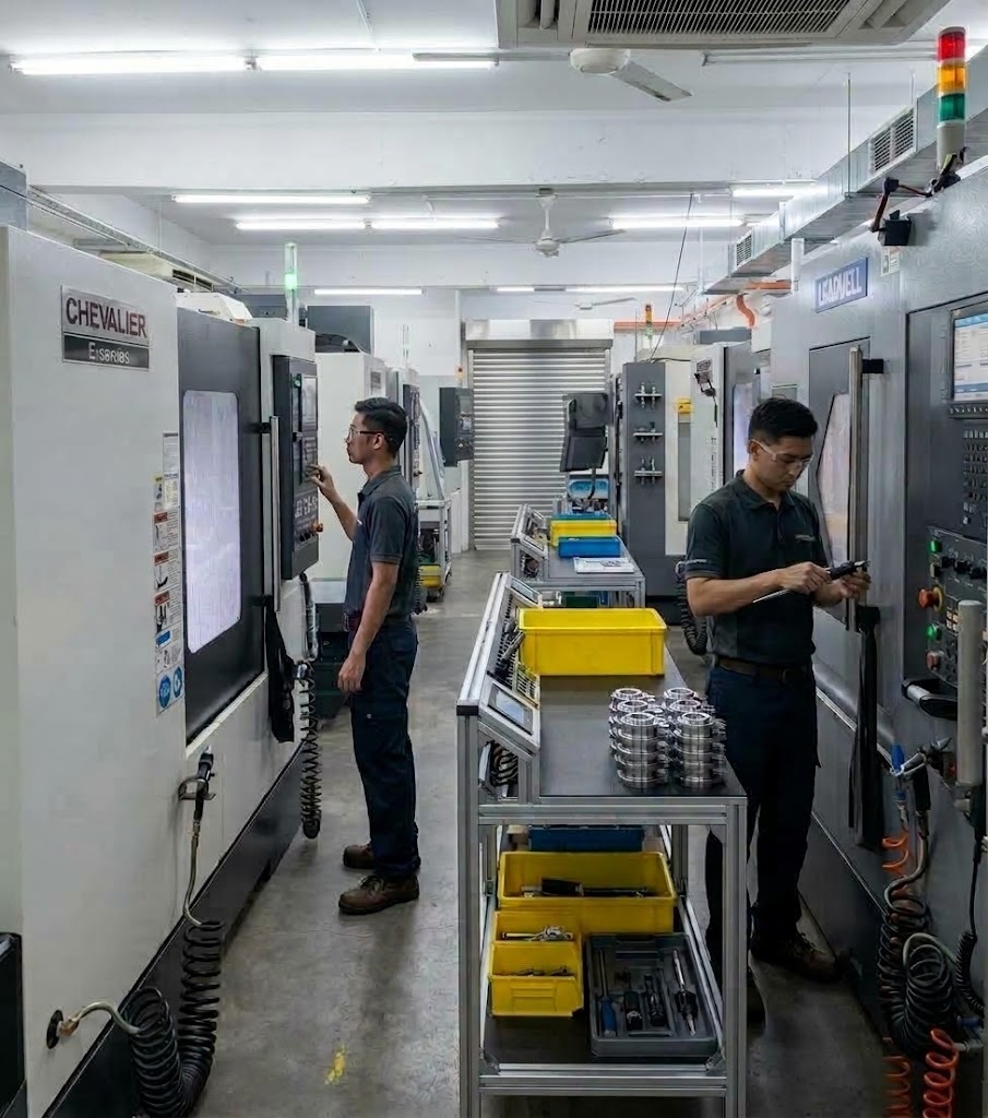 JHM Engineering production floor