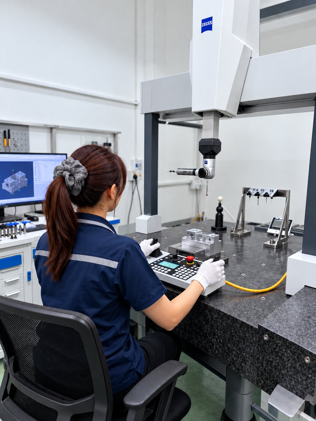 Precision measurement using a CMM machine